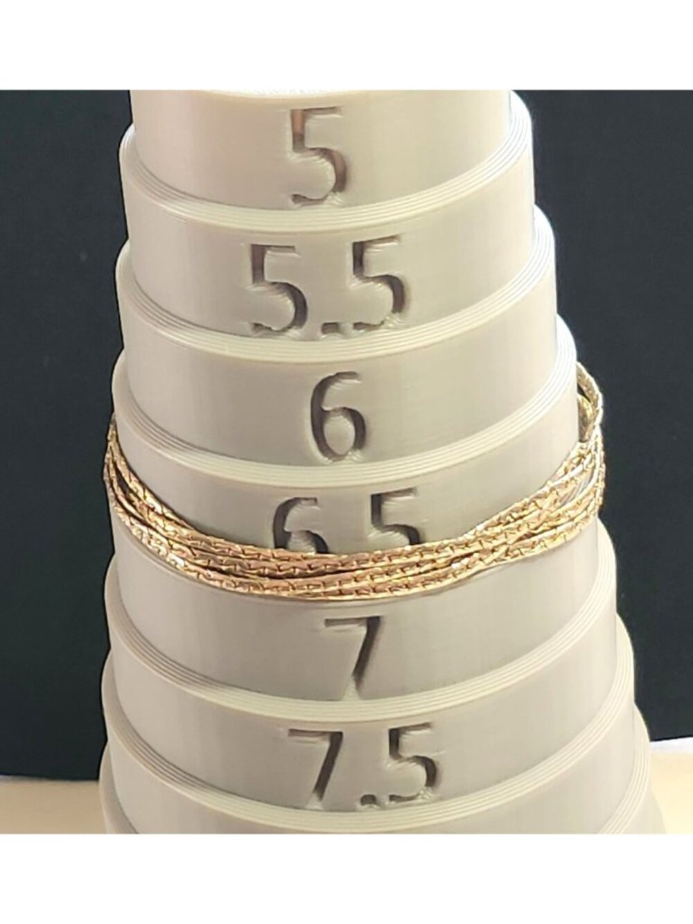 2 Silver Tone Bracelets PAJ Bangle, 5 Strand Chain Link Sparkling Casual Jewelry - Picture 7 of 15